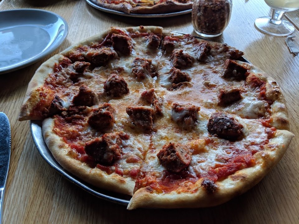 Meatball Pizza